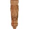 Ekena Millwork 3 1/2"W x 9"D x 12"H Medium Hudson Acanthus Wood Corbel, Cherry CORW04X09X12HDCH - alternate 4